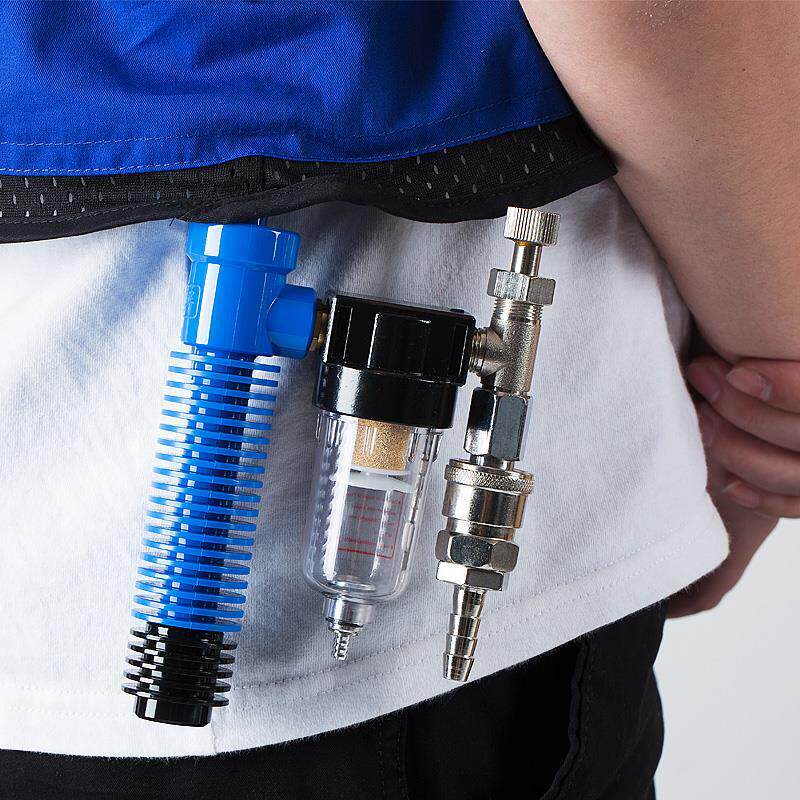 涡流管压缩空气空调服夏季电焊工制冷防暑降温工作配件冷气输出管