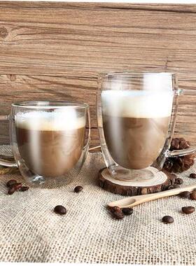 double wall glass coffee tea cups mugs drinking glasses mug
