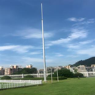 热镀锌单管防雷避雷针9-20米接闪杆塔角钢塔支持设计