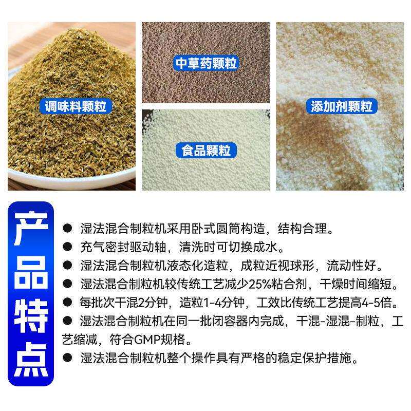 供应压颗粒湿法制粒机实验 758室速混合湿高法制粒设备 提供样片