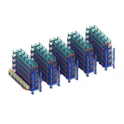 伸缩悬臂货架 手摇电动 型材立体仓库货架 管材专用货架 板材存