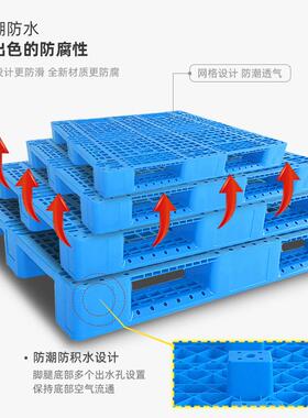耐网格川叉车托辉盘wgcz仓字FCL储货架塑料卡板可用内置钢管上地