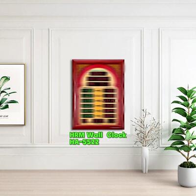 [HA-5544]HRM闹钟跨境LEDdigitalwallclock挂钟两用78x118cm