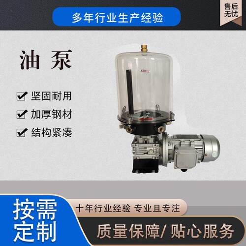 工程机械润滑泵轴承电动润滑泵搅拌主机润滑油泵农业机械润滑泵
