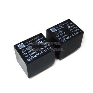 功率继电器MPA 10A 112 24VDC 4脚 105 5脚 T73 124