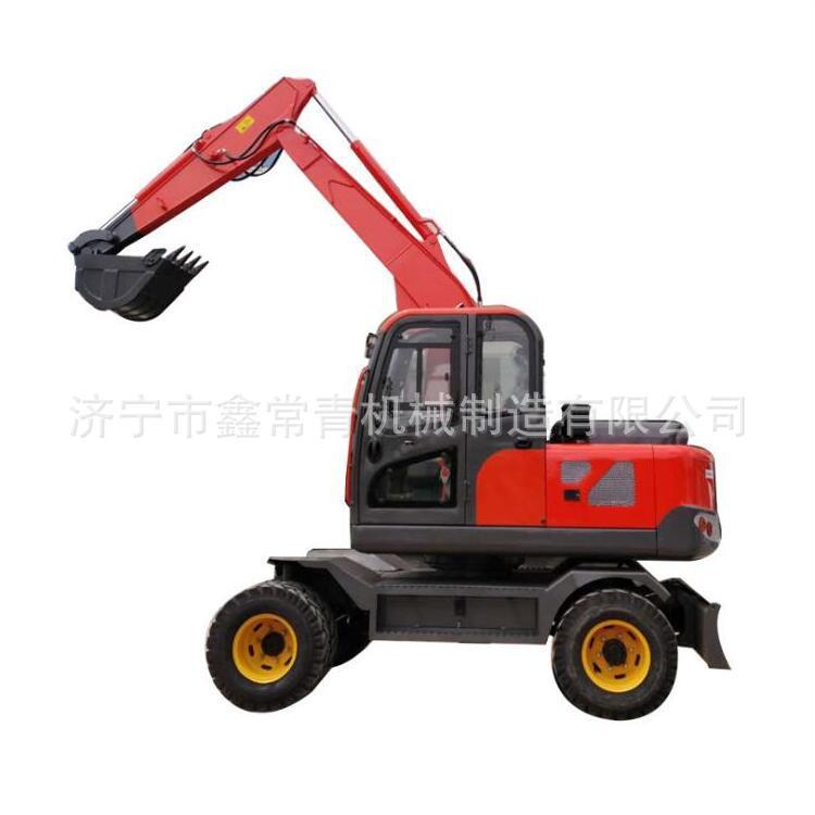 挖掘机SD75-9A型轮式挖掘机建筑工地挖掘机械工程轮式挖掘机