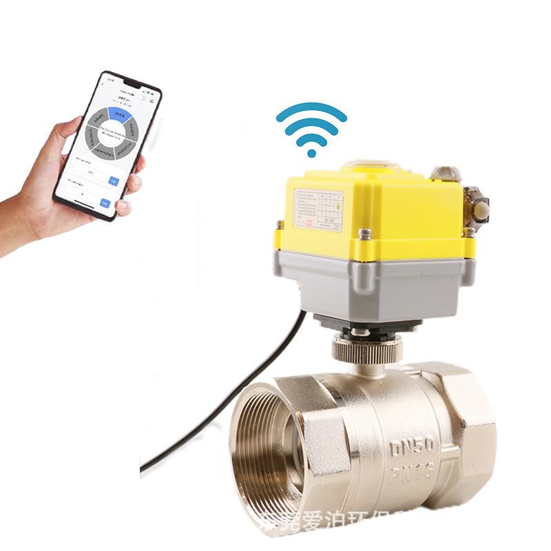 智能电动阀wifi不锈钢自动阀手机APP远程控制Smartelectricval