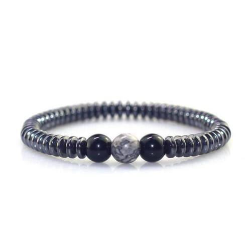 Charm Beaded Bracelet Relieve Arthritis Pain Hematite