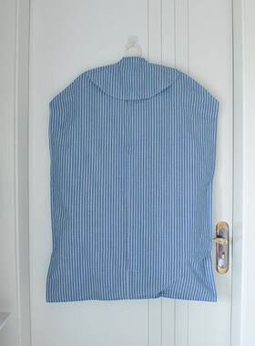 日式服装防尘套高档皮草羽绒服防尘袋挂衣套家用挂衣帽套装