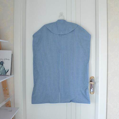 日式服装防尘套高档皮草羽绒服防尘袋挂衣套家用挂衣帽套装