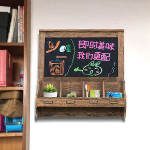 秀艾迪 家庭用电表箱遮挡箱 家用创意置物架壁挂式 收纳花架小黑板