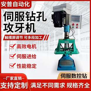 伺服数控钻孔多轴钻孔攻牙全自动钻攻一体机气动钻床动力头XY滑台
