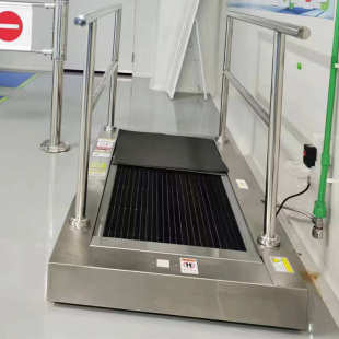 批发工厂无尘车间智能鞋 底清洗机风淋室通道不锈钢清洁清洗机设备