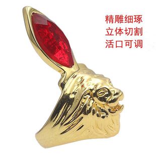 奥特变身器狮子之瞳动漫雷欧戒指男士韩版合金时尚个性