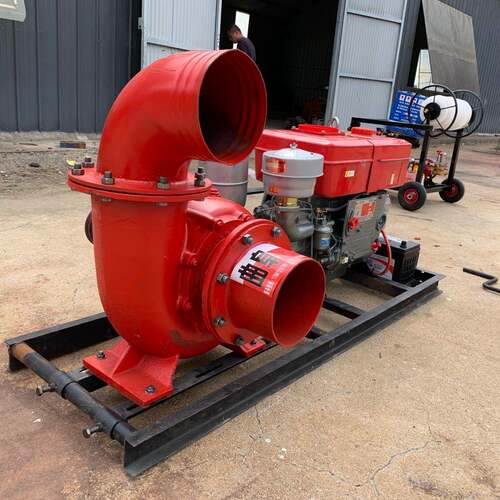 柴油抽水泵 清水离心水泵机组 680方防汛应急排水抽水机泵