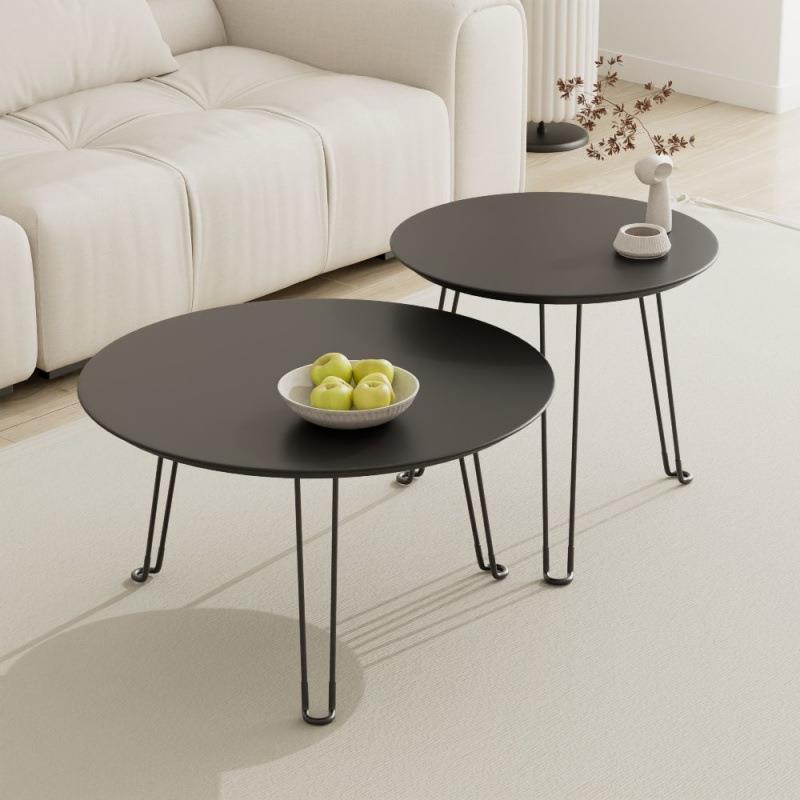 现代可折DYW叠小茶几家客厅简约户外茶桌厅耐摔桌客用子钢化璃玻