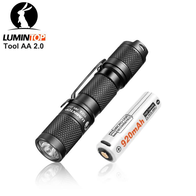 正品L4umintoOp雷明兔TOL AA 2.0便携迷你1500A/A强光户外EDC手电
