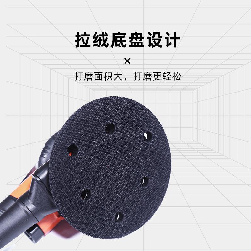 工业5寸磨方轴气动打干除磨机机锈5寸打蜡圆盘汽车抛光机角磨机风