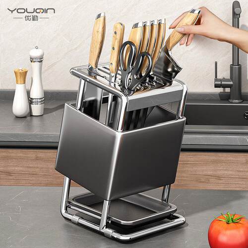 热卖刀架置物架2025新款菜刀架厨房刀具收纳架高颜值多功能放刀座