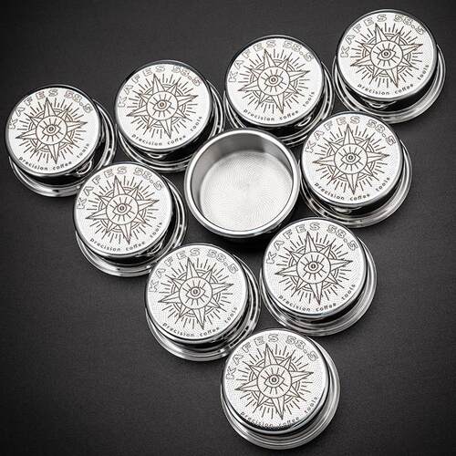 咖啡粉碗无压精密咖啡机手柄慢速超萃无底ims粉碗58mm单双杯专用