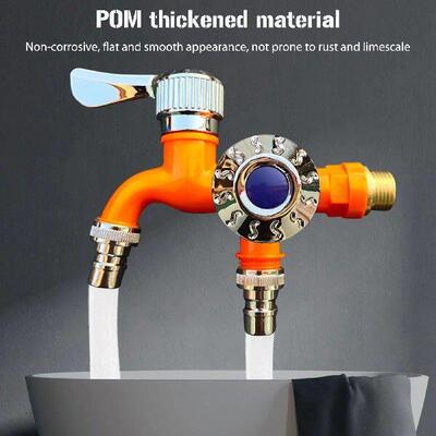 Fast Bidet Taps One-in-two-out Washer Bibcock Wall Mounted