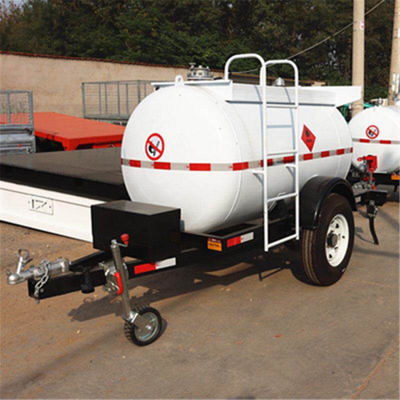 定做2000L油拖车 航空煤油拖车 转运小型挂车 水拖车