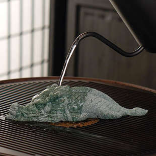 龙砂石鱼缸桌面青呆景观鱼摆件盆栽萌装饰品创意造景家居茶可爱宠