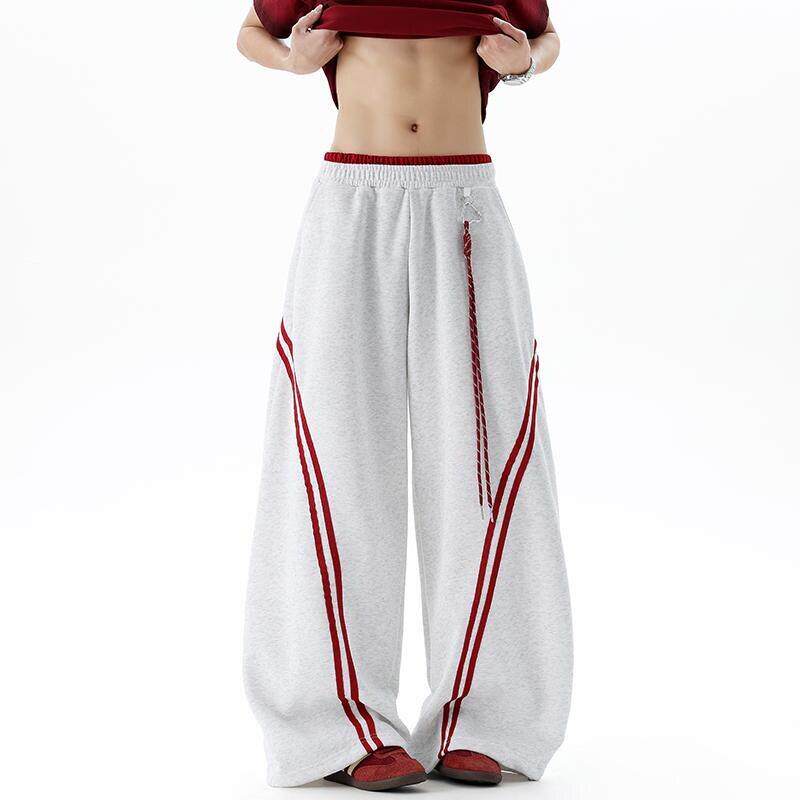 M 13861 Lounge Streetwear Sweatpants Hip Hop Y2K嘻哈运动裤