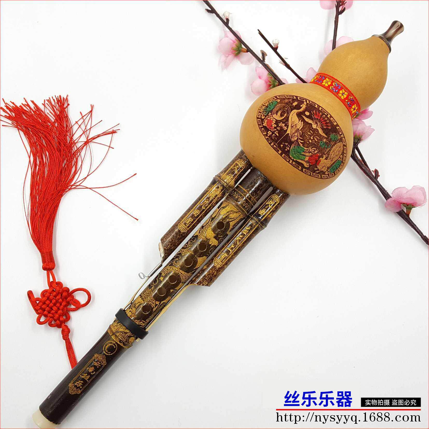 葫芦丝乐初学C调降B调紫双竹音琴行学器校教学厂家ECB直销