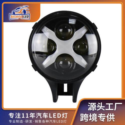 亚马逊6寸X型A柱射灯 牧马人60W带日行工作灯越野车改装前杠大灯