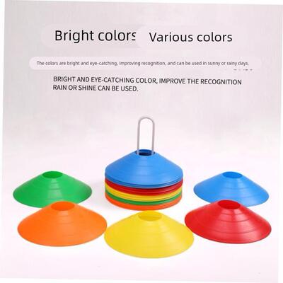 10Pcs Agility Disc Cone Set Football Training Saucer Cones M