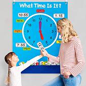 钟表模型小学教具小学生学习认识时间数学时钟教具儿童学时钟教学