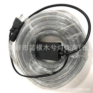 led柔性霓虹灯带灯条防水彩色圆三线彩虹管圣诞灯建筑装饰造型灯