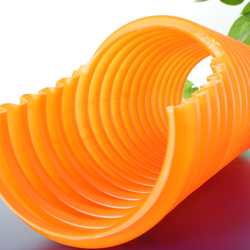 mpp电160力波纹管1穿60 电电力电缆线管 mpp线护电缆保管 波纹穿