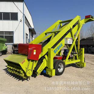 润丰升降式 动扒取机 五青贮取料机电牛羊米机场升降扒草GKE横移式