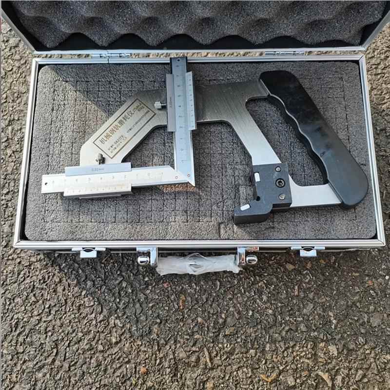 1出售械式钢轨磨耗测机量仪 5mm垂直磨耗数显式钢轨磨钢轨磨耗耗