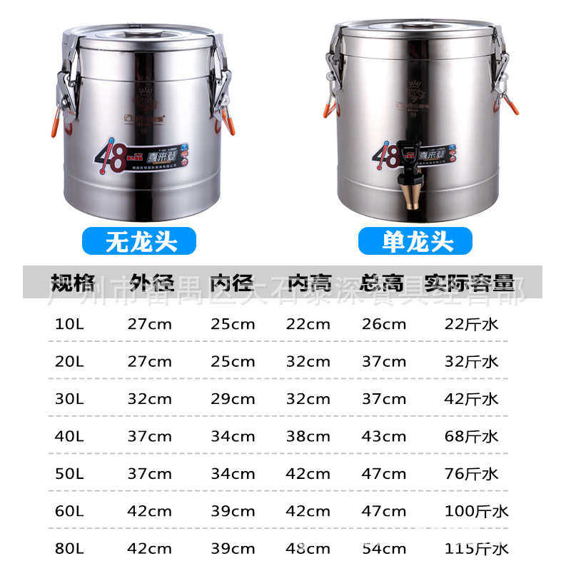 多用顿喜来登保温桶不锈钢桶双层酒店欧保温桶汤桶保温饭桶