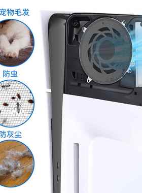 PUOZS5p机ro主机防尘网P5slSim游戏主通用简易防尘网2片装G-PP5S0