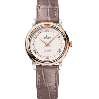 【券后价14000】95新欧米茄碟飞424.23.27.60.09.001石英女士腕表