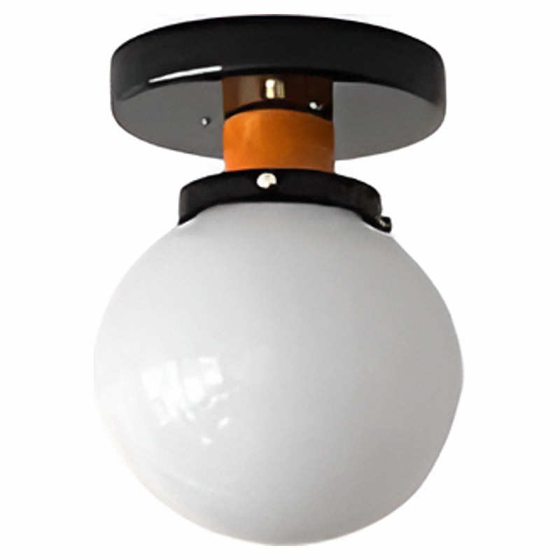 中古孟菲斯风卧室书房吸顶灯撞色复古玻璃阳台玄关走廊过道灯入户