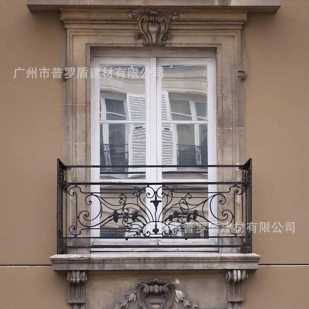 铁艺锻打栏墅高端阳台围别挡阳手工锻OFS打台护防护栏庭院围挡