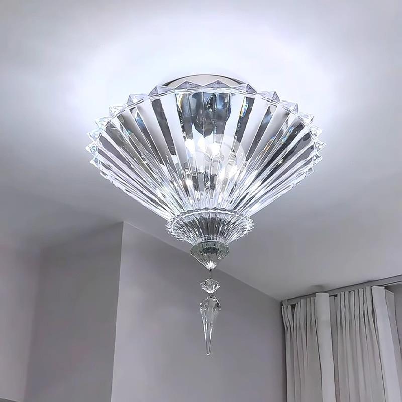 法式玄关过道水吸顶欧式轻奢简约创意入户走灯425晶术廊衣帽间艺