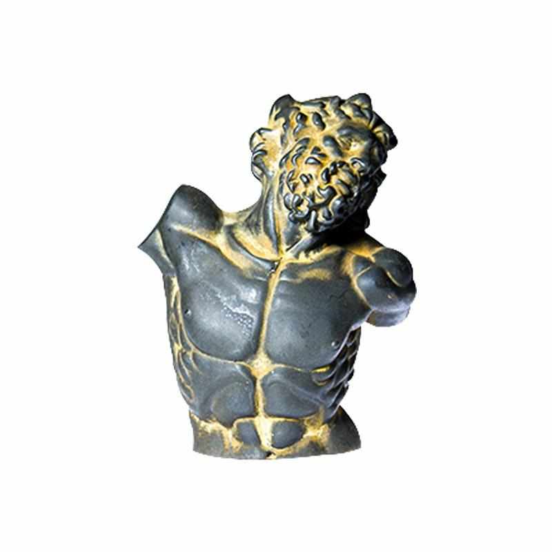 现代简约拉奥孔欧式艺术桌面装饰人物小摆件仿铸铁雕塑手工装饰品