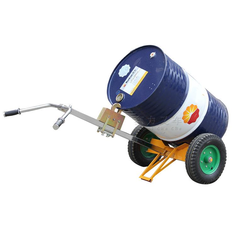 鑫力手动咬油桶嘴运车450公斤多功能鹰嘴圆桶手搬推车运DE450输叉