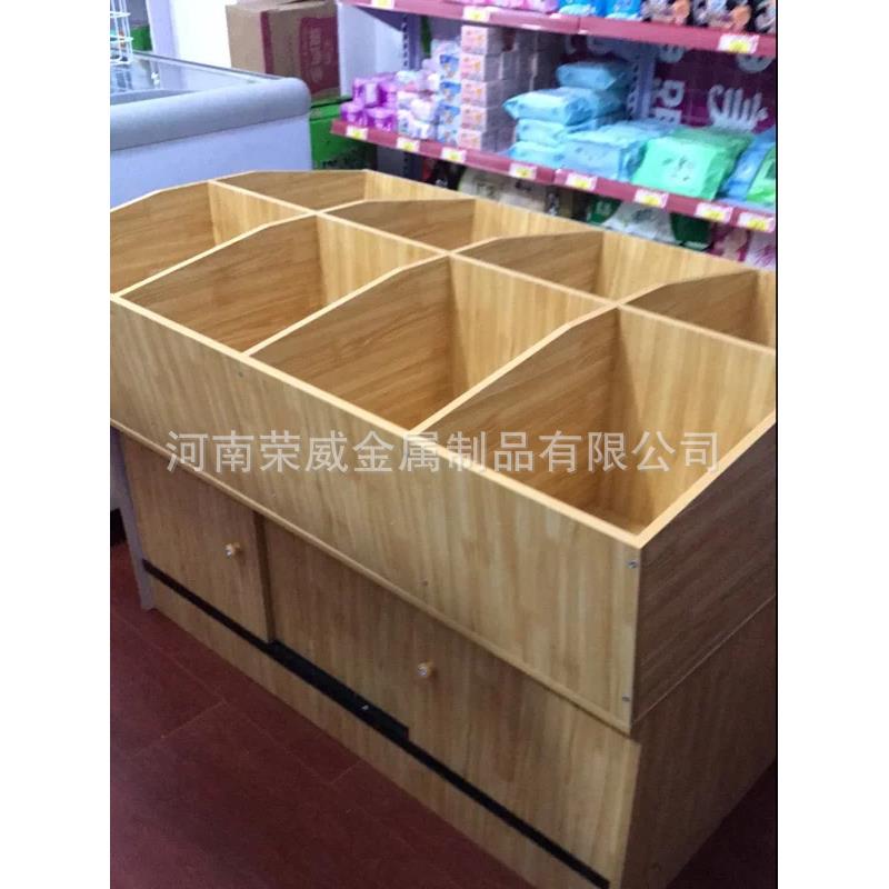 超市木制米桶米柜五谷杂粮展示柜米粮桶杂粮柜米斗散货柜粮食货架