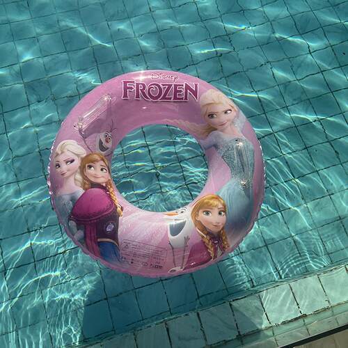 儿童游泳圈腋下圈2-6-10岁卡通女孩浮圈救生圈加厚充气可爱宝宝