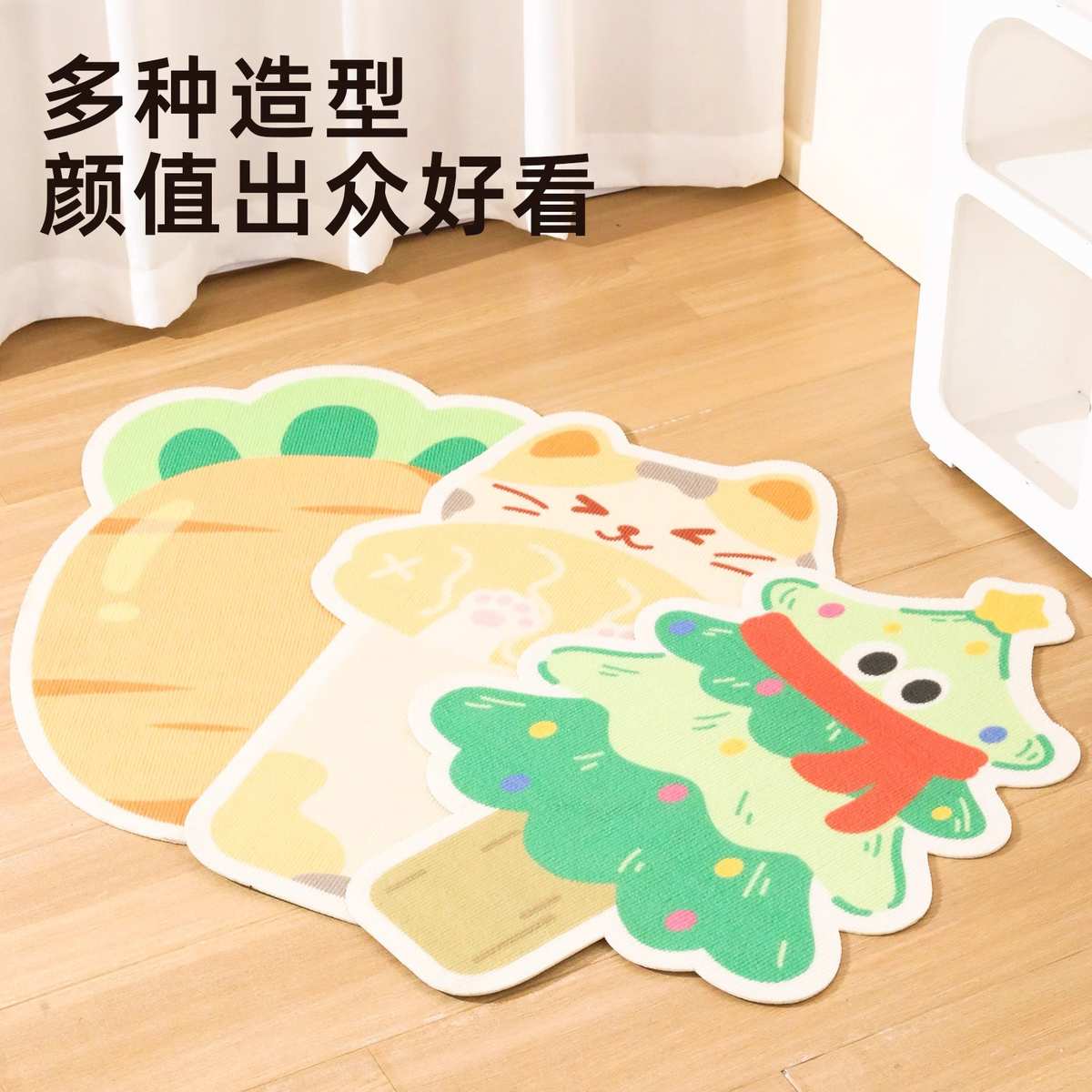猫抓垫耐磨不掉屑多功能自粘墙贴猫咪攀爬猫抓板沙发防猫抓玩具