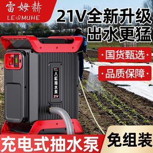 自动神器浇水新款 菜地浇抽水机水机充电式 灌溉菜淋农用抽水泵浇大