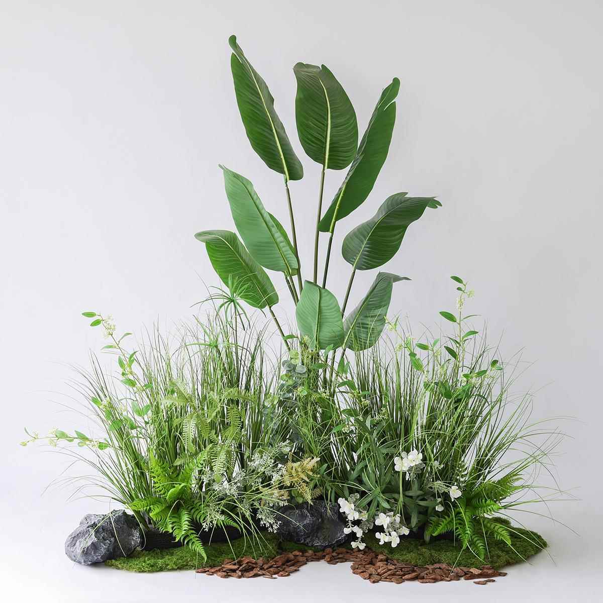 仿绿植花观装真饰摆设轻奢高档仿生GL749157室内假花艺摆件植物景