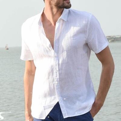 shirts for men casualwear man shirt white shirt 纯色男衬衣